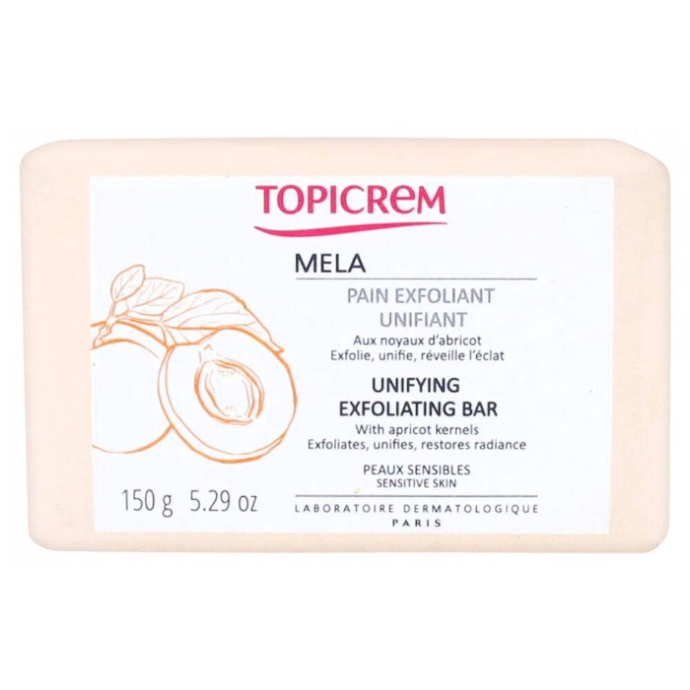 Topicrem Face Care Mela Unifying Exfoliating Bar Zeep - 3700281703955
