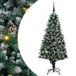 Sapin de Noël artificiel vert 180 cm PVC, acier et plastique