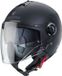 Caberg Riviera-X - Casque jet moto et scooter noir mat avec visière solaire intégrée - Taille XXL