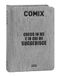 COMIX - Mini-dagboek 16 maanden, schoolagenda 2025-2026, met vaste omslag, ideaal voor de middelbare school en middelbare school, 11 x 15,3 cm, zwart