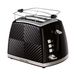 Russell Hobbs Groove Grille-pain - Noir - 2 Tranches - 850W