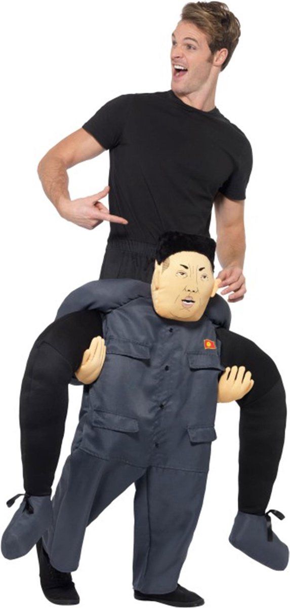 Smiffys Piggyback Dictator Kostuum - Polyester - EAN: 5020570491089
