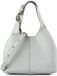 Coccinelle Leren handtas schoudertas C-Easy Crossbody Bag Snow Lichtgrijs