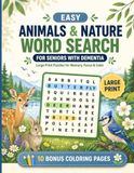 Animals & Nature Word Search for Seniors
