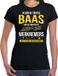 Bellatio Decorations Bol Ik ben de trotse baas van de leukste en beste werknemers cadeau t-shirt zwart voor dames - kado voor werkgever / baas XXL