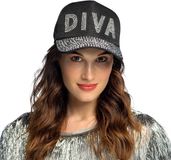 Boland - Pet 'Diva' diamond Zwart