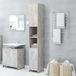 Maison Exclusive - Meuble de salle de bain gris béton 30x30x183,5 cm Matériau dérivé du bois