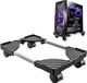Support CPU pour PC - Chariot CPU universel en aluminium avec 2 roulettes verrouillables