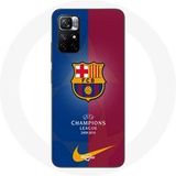 Maniacase Hoesje Redmi Note 11 5G barcelona fc real madrid champions league