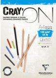 Clairefontaine Cray'On tekenblok A4 wit 50 vel
