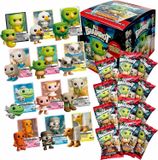 Jeu de cartes : 12 cartes + 12 figurines tridimensionnelles, psychédélique