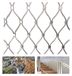 Acier inoxydable câble net 304, 2 mm, 0,6 x 20 m, maille 10 cm