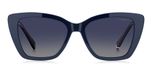 Tommy Hilfiger Th 2347/c Lunettes de soleil femme bleu œil de chat gris 51mm Polarisé