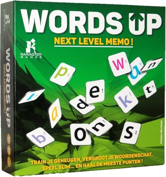Kangaro Words Up Next level memo! - woordspel van Karaqtergames