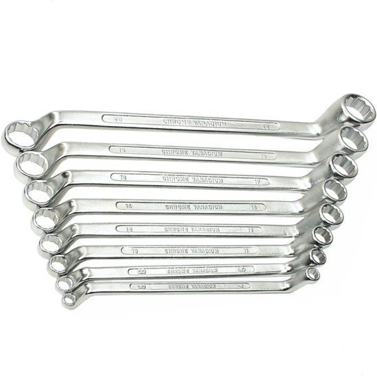 Brüder Mannesmann Ringsleutelset 8 dlg 8-22 mm