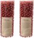Decoris guirlande de perles - Rouge - 10 mètre - Plastique