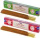 Satya Wierook cadeaus set - 2x geurstokjes - Patchouli en Rozen geur - Meditatie