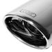 Dubbele Audi Dubbele Sportuitlaat compatibel met Audi A4 8E/B7 Sedan/Avant 1.6i 75kW/1.8 T 120kW/2.0i 96kW/1.9TDI 85kW/2.0TDI 103kW 2005-2008 120x80mm