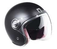 NOX Heritage Premium Jethelm, maat S, zwart mat