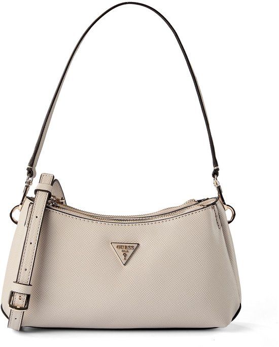 GUESS Noelle II 3 Comp Shoulder Xbody Taupe Schoudertas
