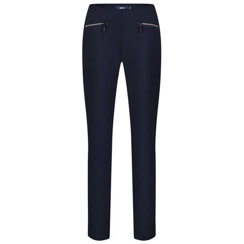 gardeur slim fit broek Zene10 donkerblauw