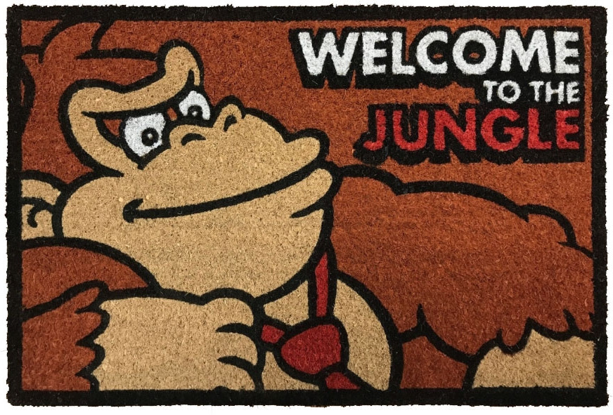 Pyramid International donkey kong - welcome to the jungle doormat