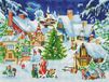 Meedoekalender Diamond-Painting-adventskalender: betoverend winterdorp