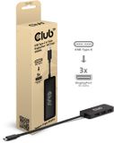 Club 3D CSV-1553 interface hub USB Type-C Zwart