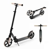 Kinderkraft FREELY - Trottinette pliable dès 5 ans - Beige