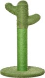 PawHut Krabpaal Sisal Grenenhout Groen 40x40x65cm