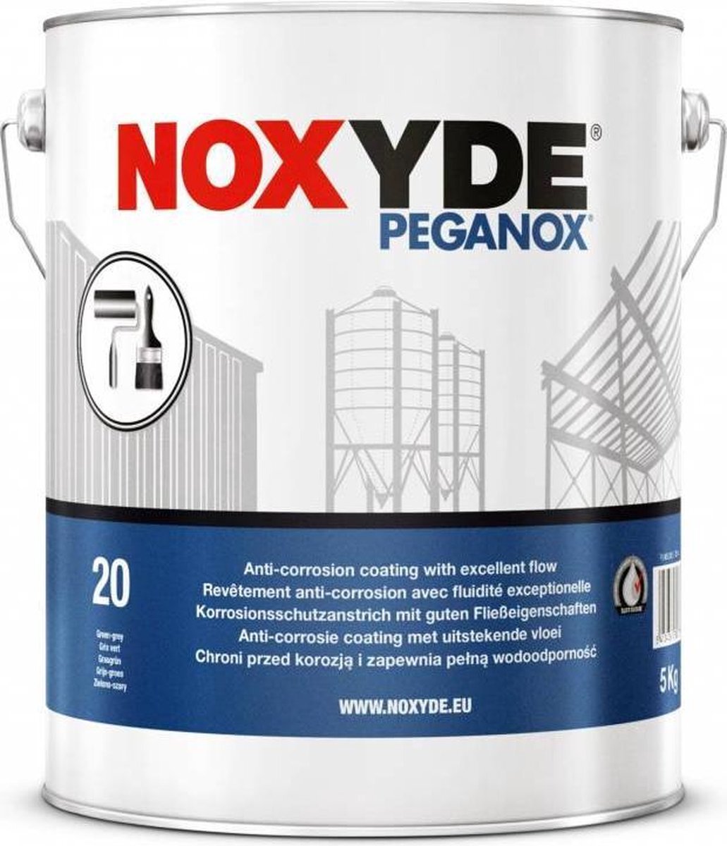 Rust-oleum Noxyde Peganox - RAL 7001 Staalgrijs