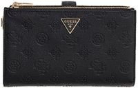 GUESS Blake SLG Double Zip Organizer Black Logo portemonnee