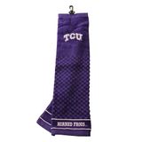 TEAM GOLF NCAA TCU Gehoornde Kikkers Geborduurde Golfhanddoek