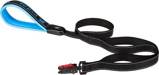 Ferplast Sport Dog Matic Hondenriem - Nylon - Blauw - Maat M - 120 cm