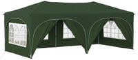 vidaXL Pop-up Feesttent 575 x 288 x 245 cm Groen Oxford Stof
