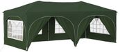 vidaXL Pop-up Feesttent 575 x 288 x 245 cm Groen Oxford Stof