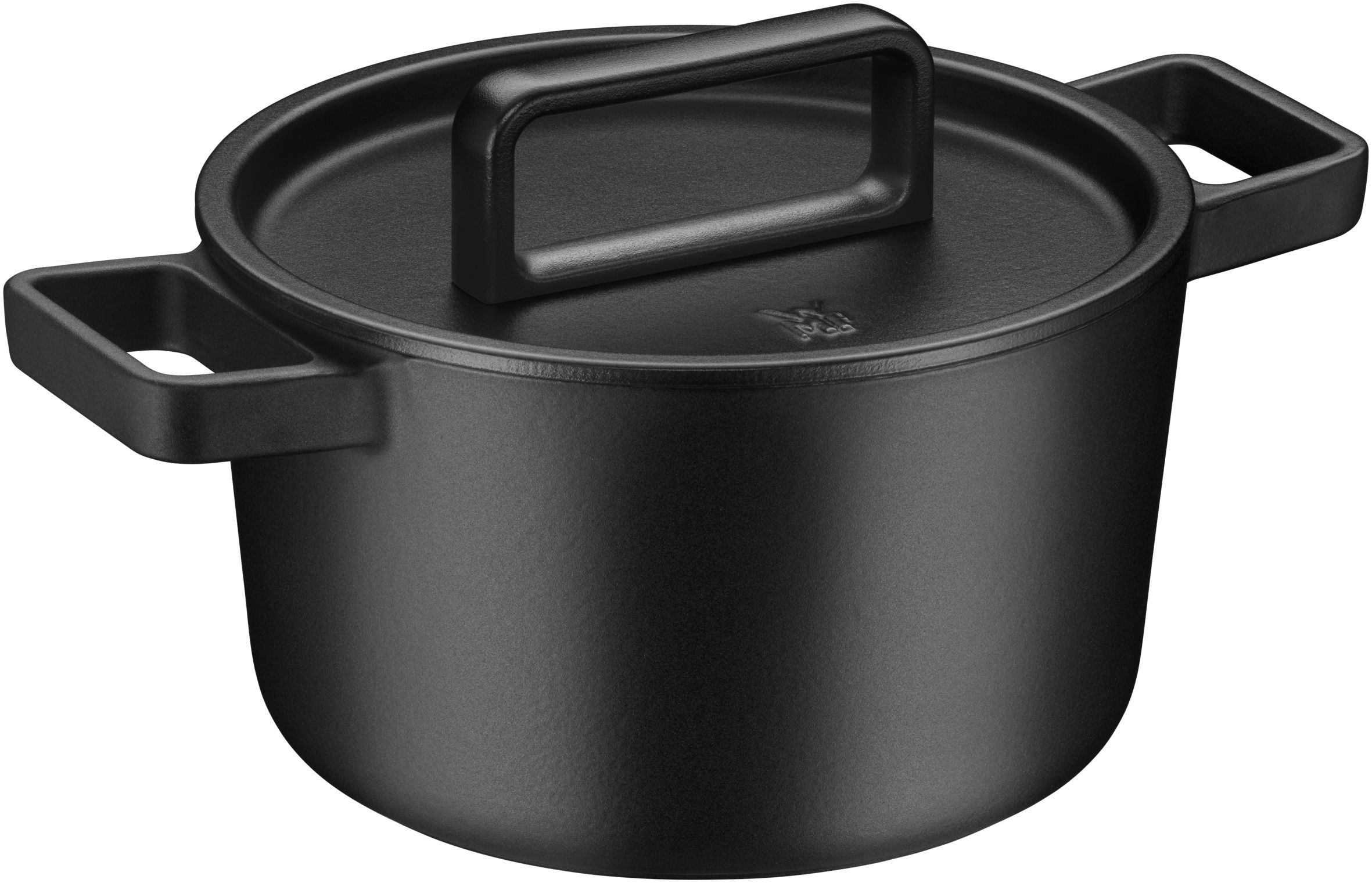 WMF Flavour 0555224290 ronde braadpan 22 cm zwart gietijzer 4,3 l