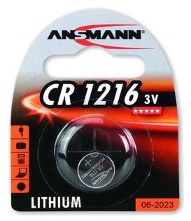 Ansmann CR1216 Lithium Batterij - 3V - Zilver