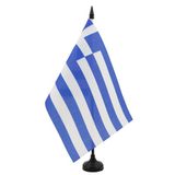AZ FLAG Tafelvlag Griekenland 21x14 cm