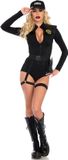 Leg Avenue SWAT Team Babe dames kostuum - Maat M - Zwart