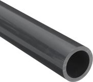 Merkloos / Sans marque Kunststof buis 42,6 mm diameter 350 mm lengte - tuin aquarium waterleiding kabelgoot ventillatiebuis - lichtgrijs