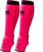 Shin-Voeten Metal Boxe Scheenbeschermer + elastische katoenen voet roze L