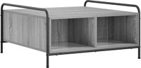 vidaXL Salontafel Sonoma Grijs Bewerkt Hout 80 x 41 x 80 cm