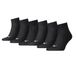 Puma Quarter Sokken Zwart 6-pack-43/46