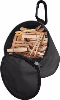 ProPlus Wasknijperzak met 72 houten knijpers