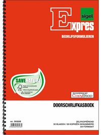 Doorschrijf Kasboek A4 2x50bl + Spiraal - 2 Stuks