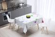 Bonamaison Tafelkleed, Anti-Mold, Sneldrogend, Waterdicht, 100% Polyester Tafellaken, Willekeurig patroon, 140 x 140 Cm