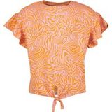 Vingino Hendra T-shirt Fille Manches Courtes Viscose Élasthanne Papaye Clair Orange Taille 176
