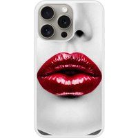 Apple Siliconen hoesje compatibel met iPhone 15 Pro Rode Lippen