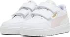 PUMA Shuffle Downtown Lo V PS Kinderen Lage Sneakers Unisex Synthetisch Rubber 34.5 PUMA White-Powder Pink